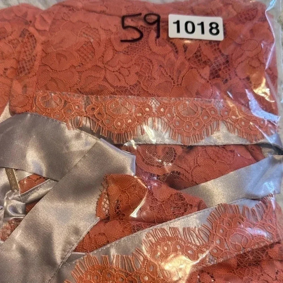 Free People Orange Gilded Lace Mini-dress - Picture 13 of 13